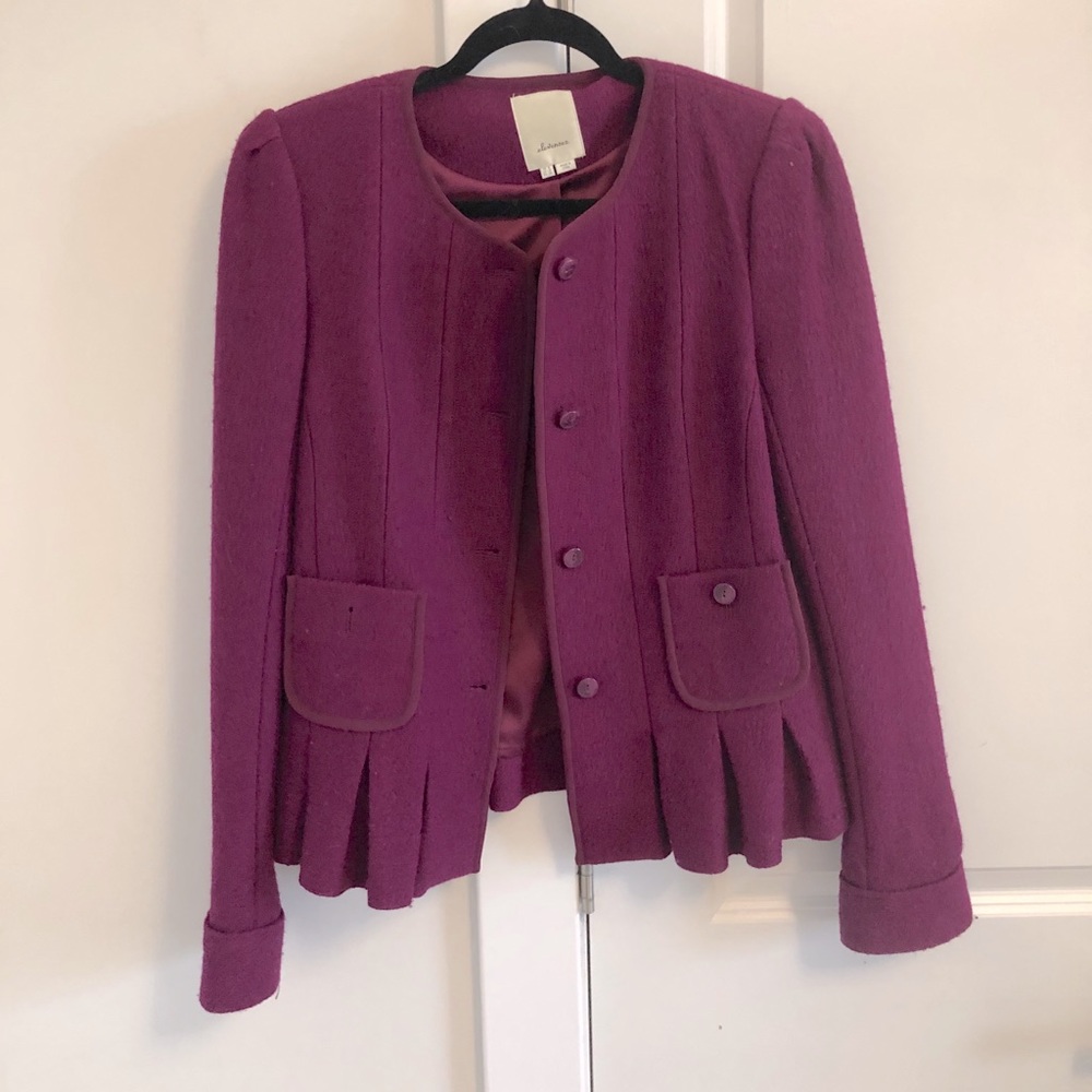 Anthropologie Elevenses blazer